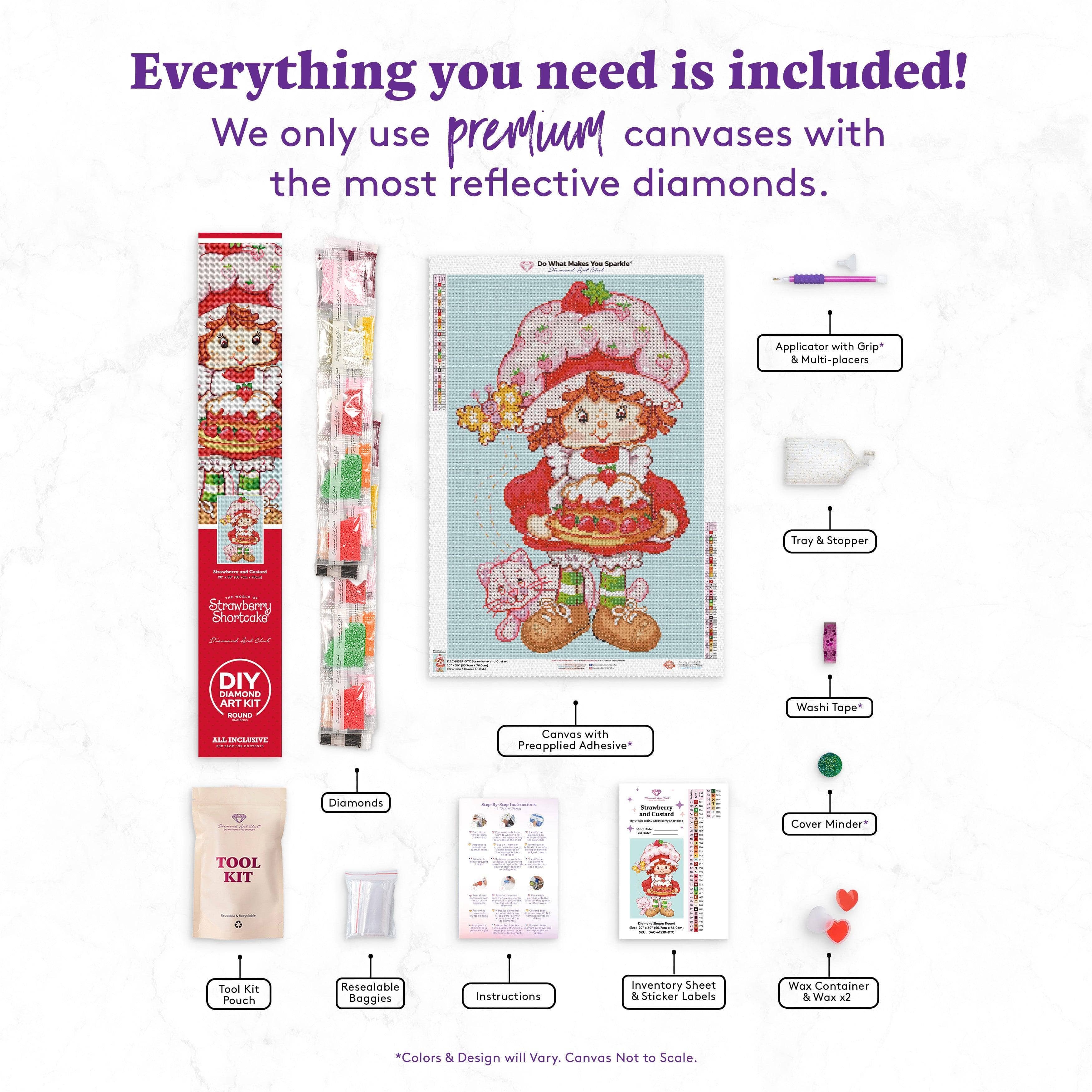 Diamond Art Club – Strawberry Shortcake and Custard