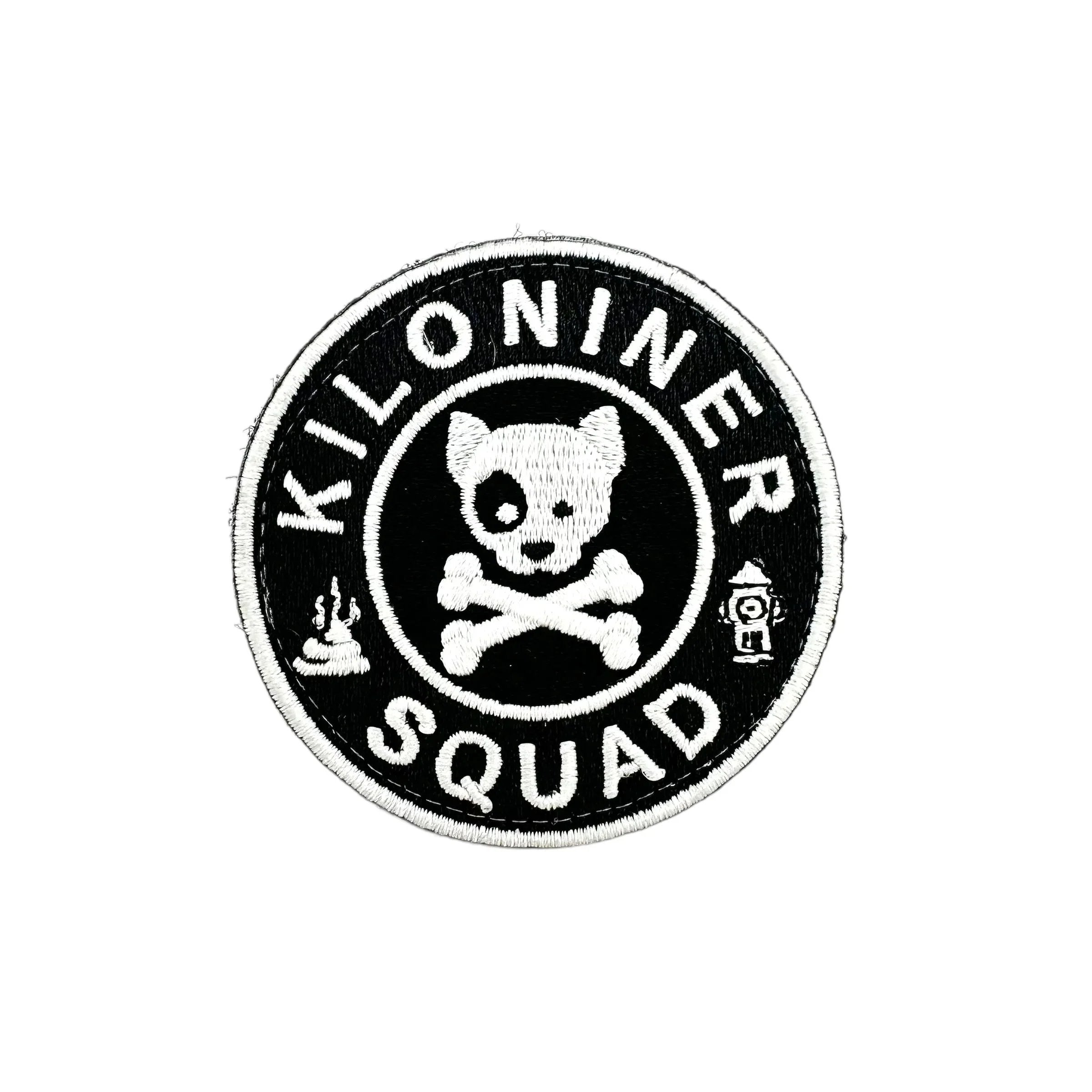 DOG & CROSSBONES Glow In The Dark Morale Patch
