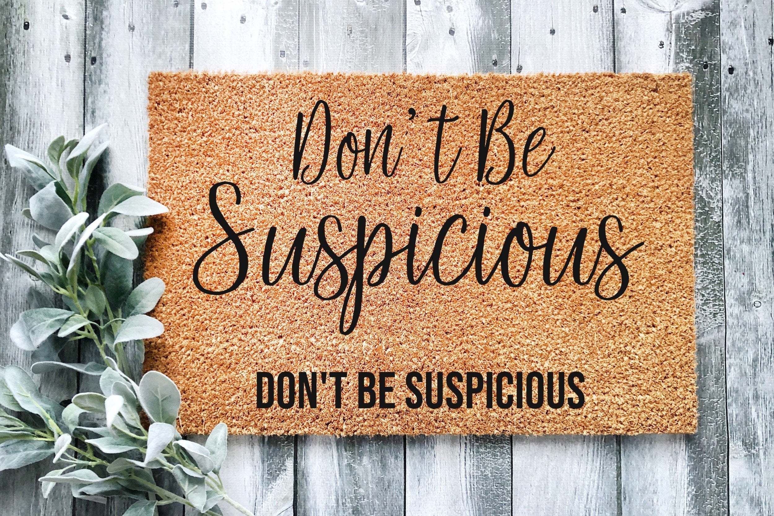 Don't Be Suspicious Doormat