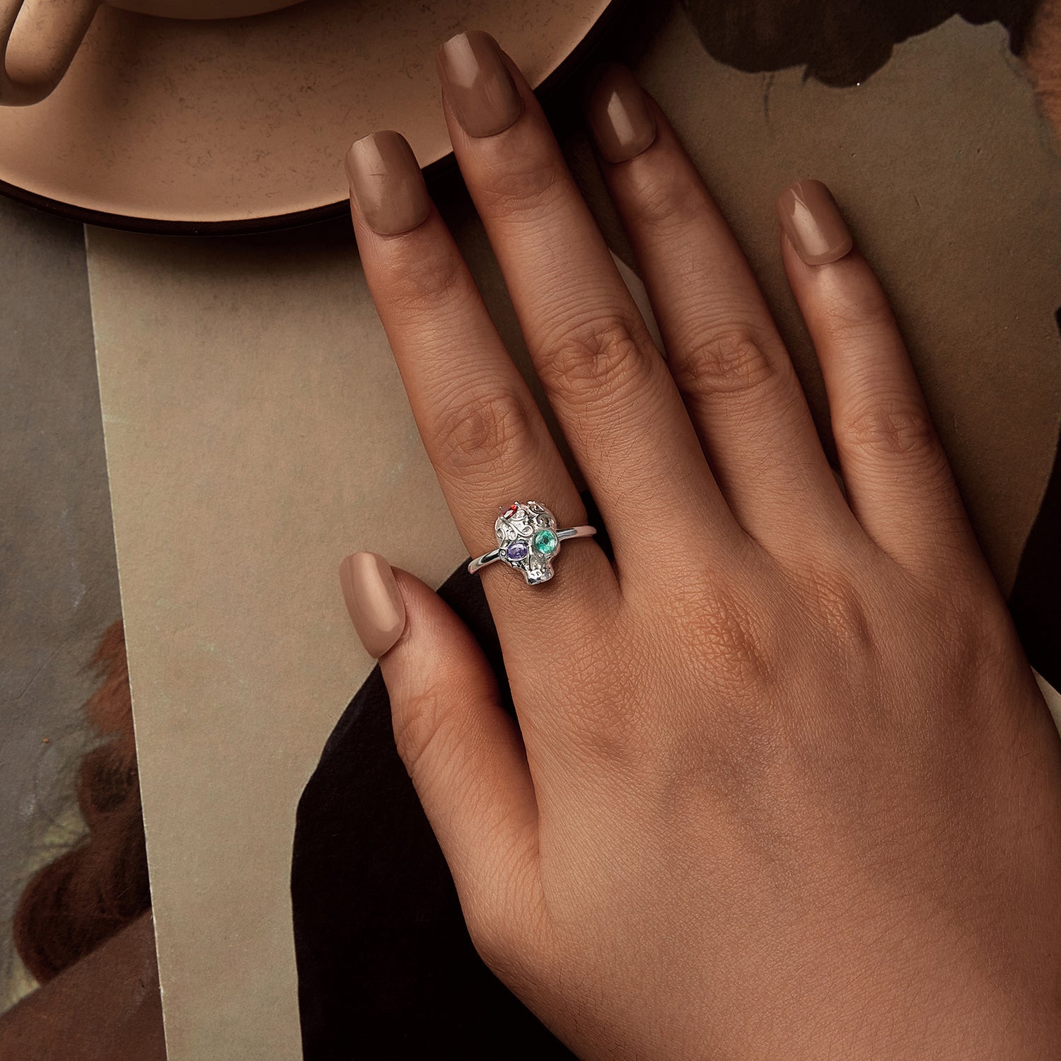 925 Sterling Silver Pendant 1.20x1.00cm with Pavé CZ for Women