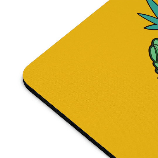 Let's Get Baked Marijuana Yellow Mouse Pad