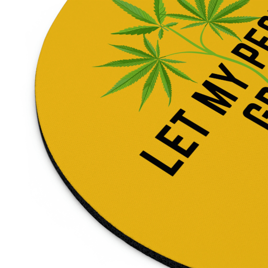 Let My People Grow Yellow Mousepad