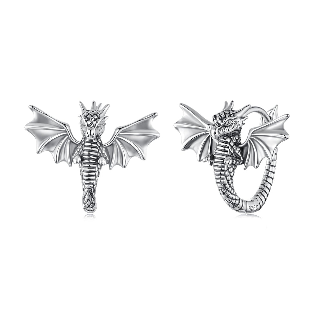 925 Sterling Silver Oxidized Silver Earrings for Women