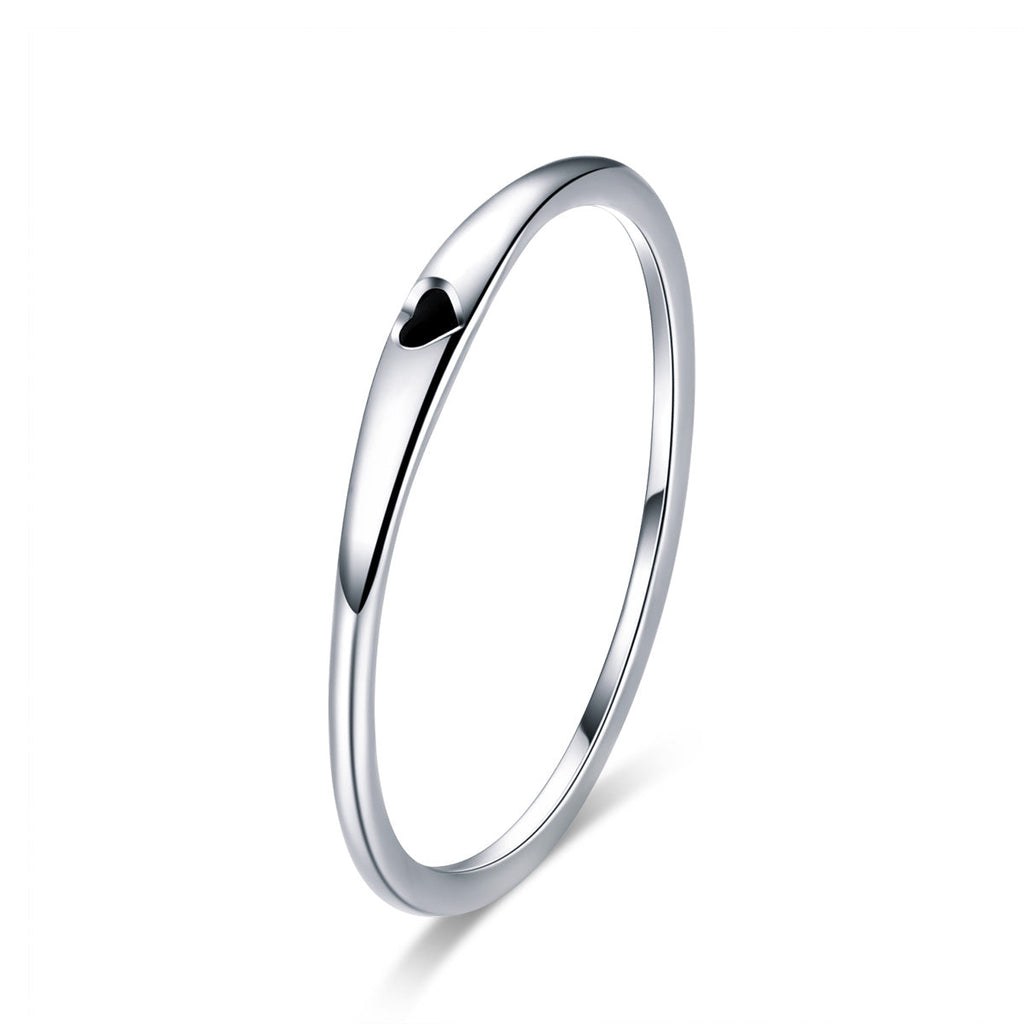 925 Sterling Silver Ring - Size 5.0, 2mm Width, S925 for Women