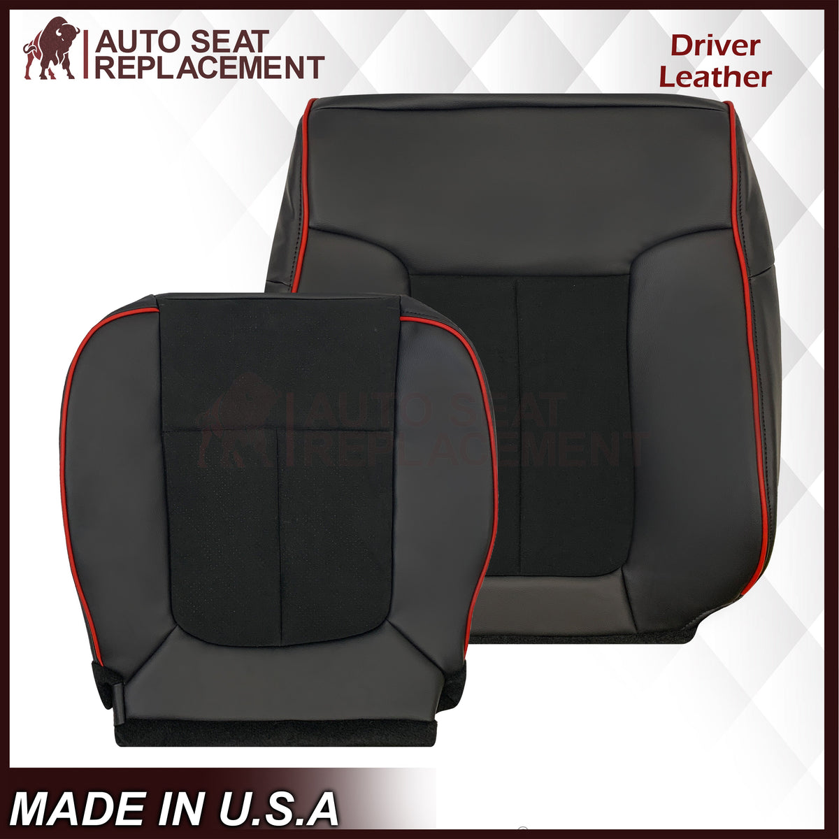 2013–2014 Ford F-150 FX4 Appearance Package Black Seat Cover with Suede Insert