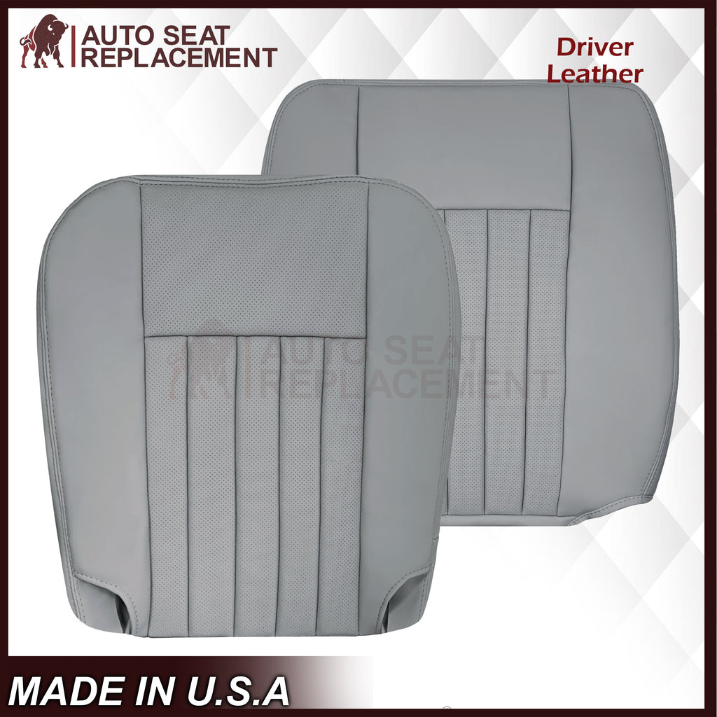 2003 2004 Lincoln Navigator Replacement Seat Covers in Gray: Choose Genuine Leather or Vinyl