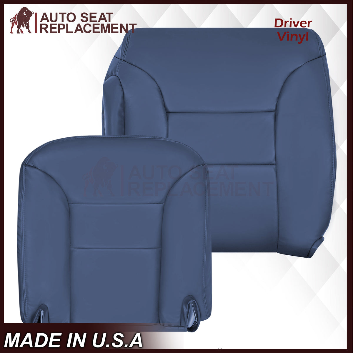1995-1999 Chevy Tahoe Suburban Silverado Seat Cover in Navy Blue: Choose your options