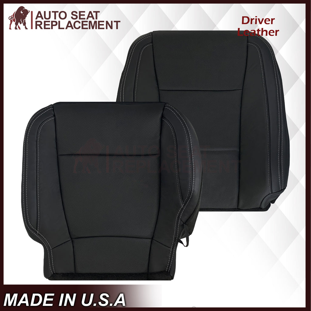 2017-2021 Ford F250 XLT Replacement Seat Covers In Charcoal Black