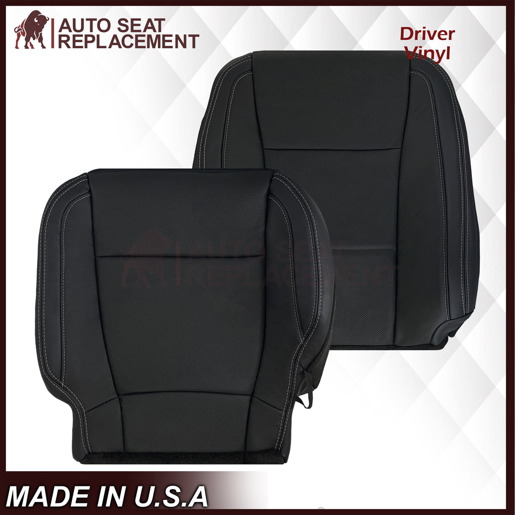 2017-2021 Ford F250 XLT Replacement Seat Covers In Charcoal Black