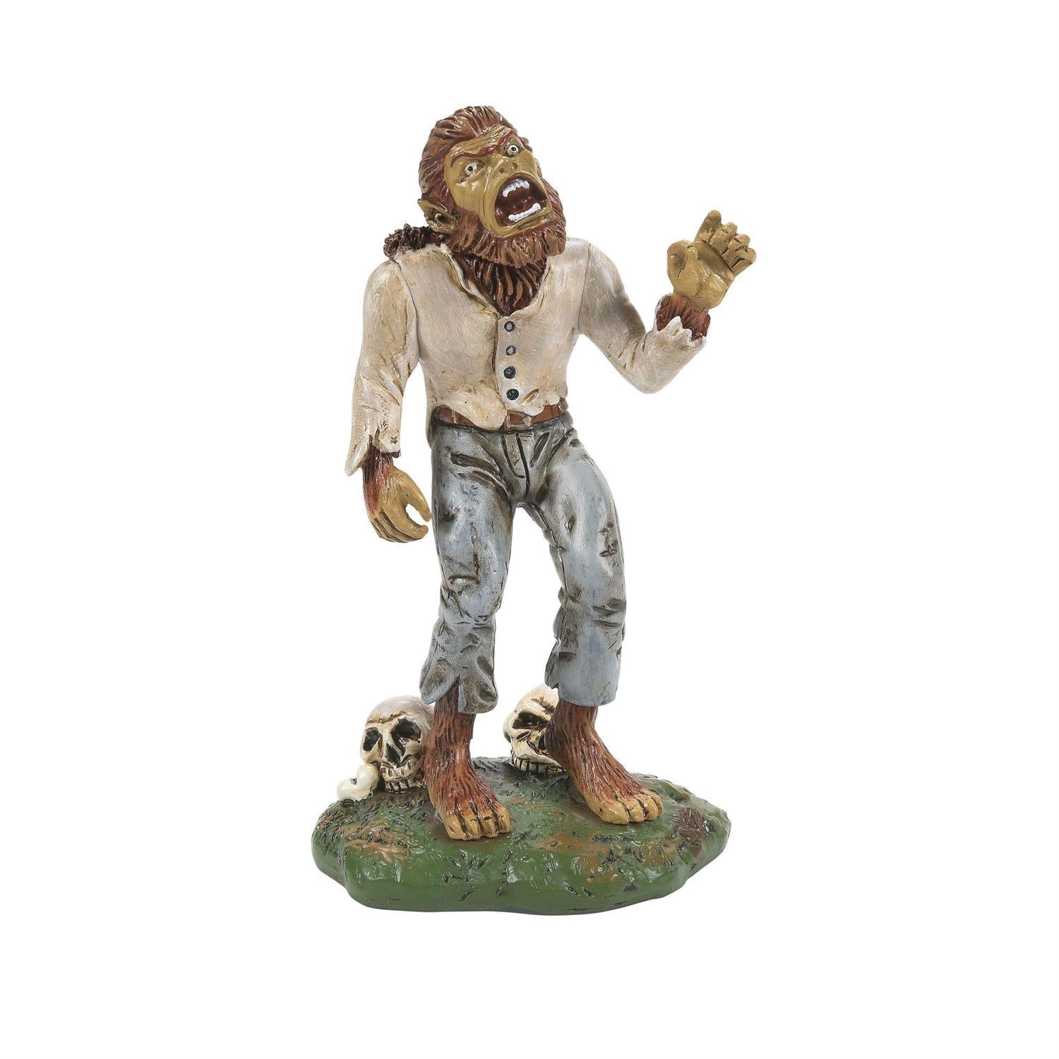 Wolfman's Howl Halloween Village Accessory