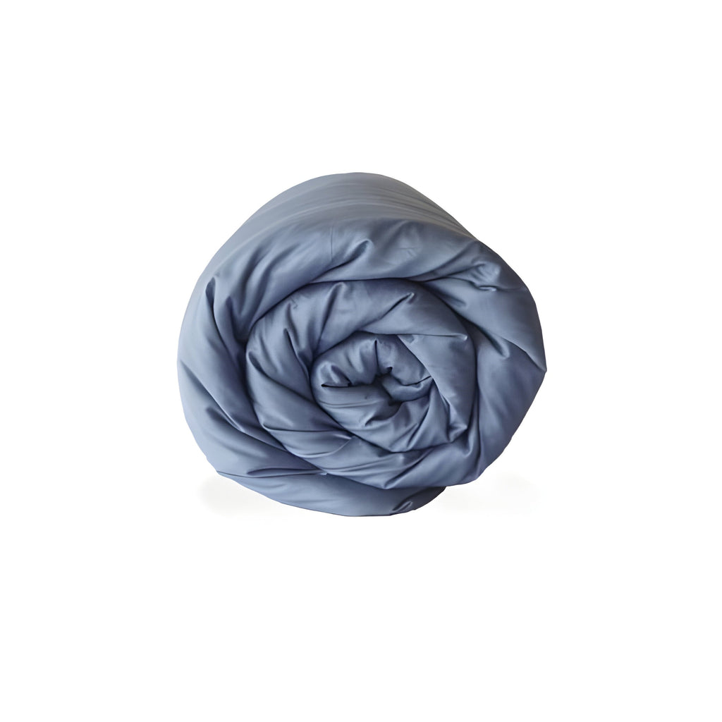 400TC Cotton Sateen Solid Duvet Cover Set