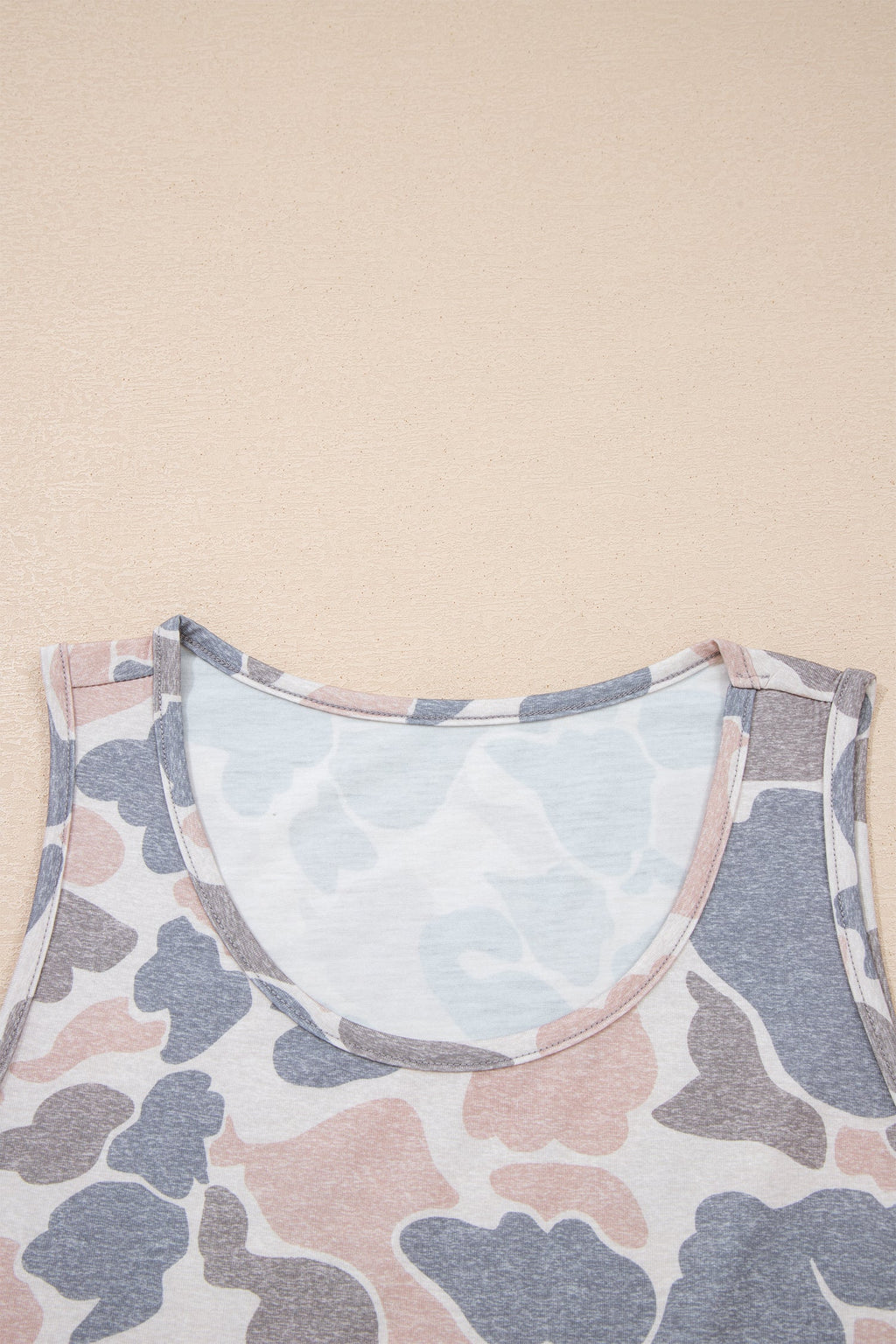 Retro Camo Oversize Tank Top