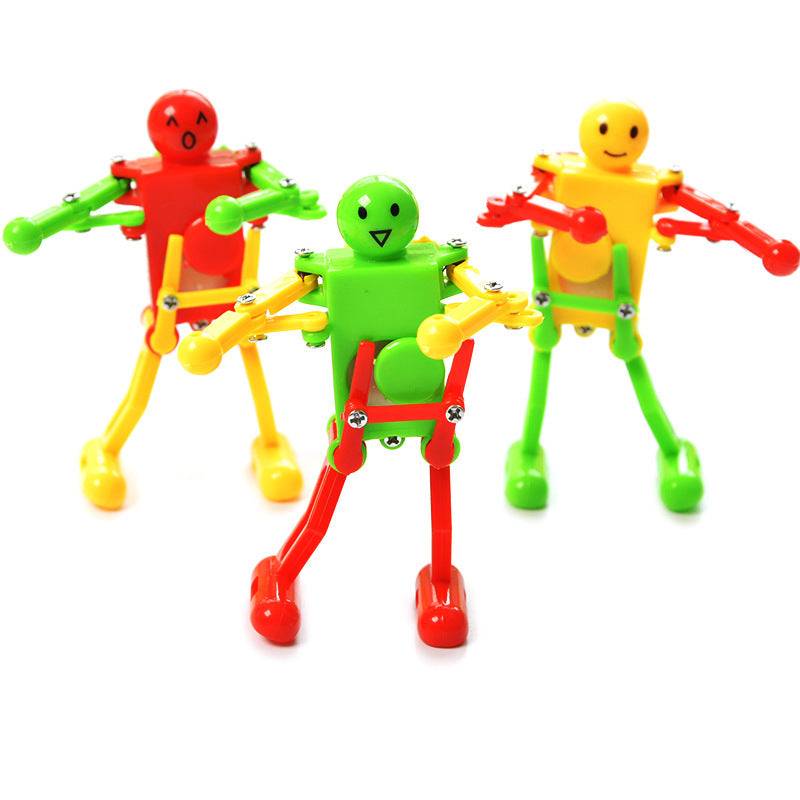 Clockwork Dancing Robot Toy – Funny Wind-Up Gymnastics Robot for Kids