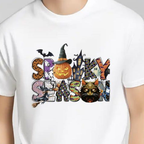 Halloween Spooky Season Gildan 5000 Unisex Cotton T-shirt
