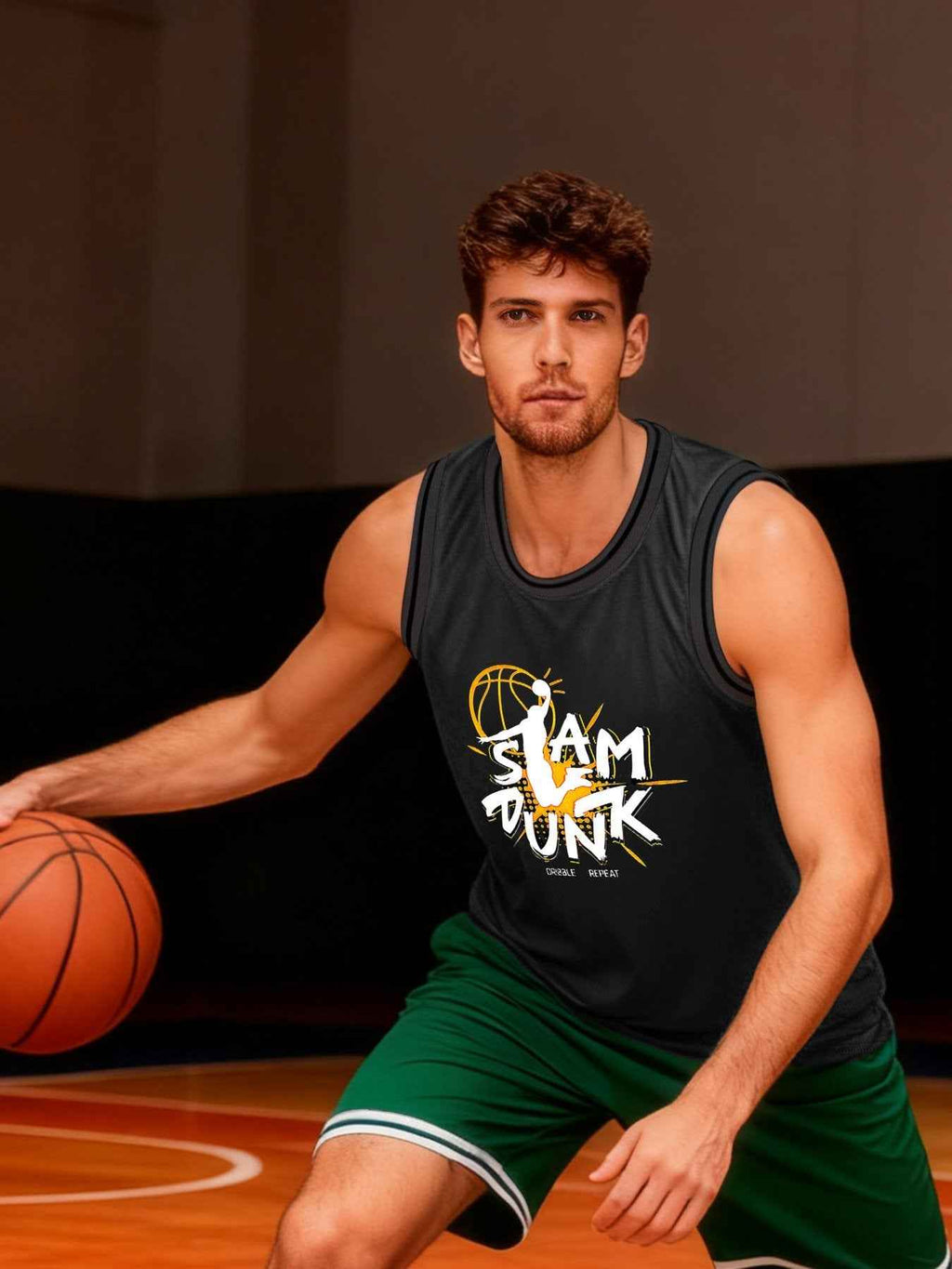 Slam Dunk Adult Dark Grey Basketball Jersey | Ships From USA