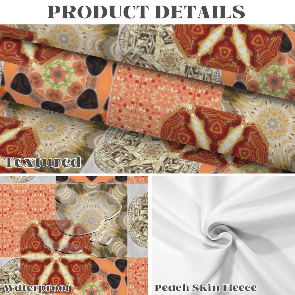 Heritage Revival Quilt Design Rectangular Tablecloth - 120" x 60"