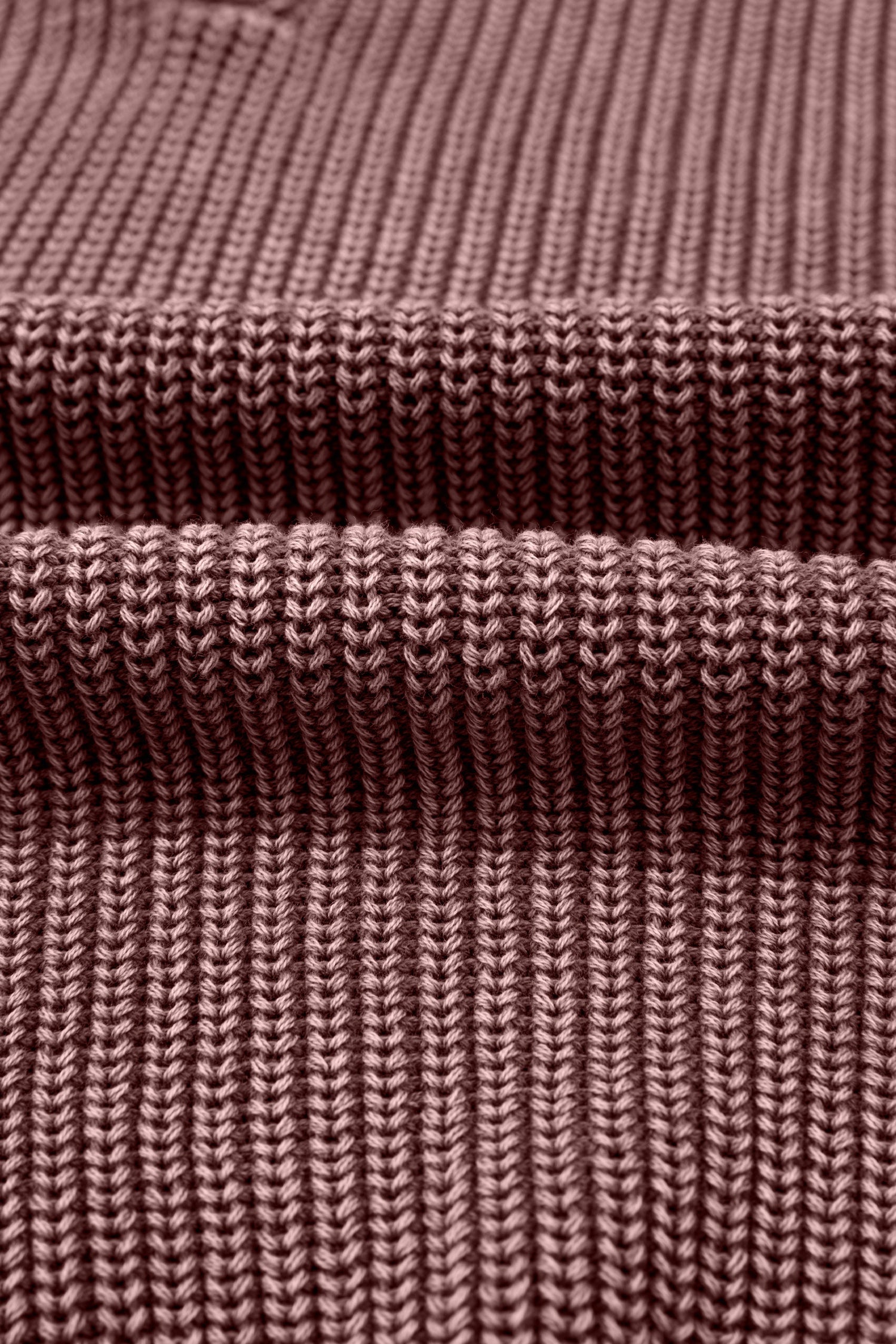 Mineral Wash Knit Button Polo Collar Sweater