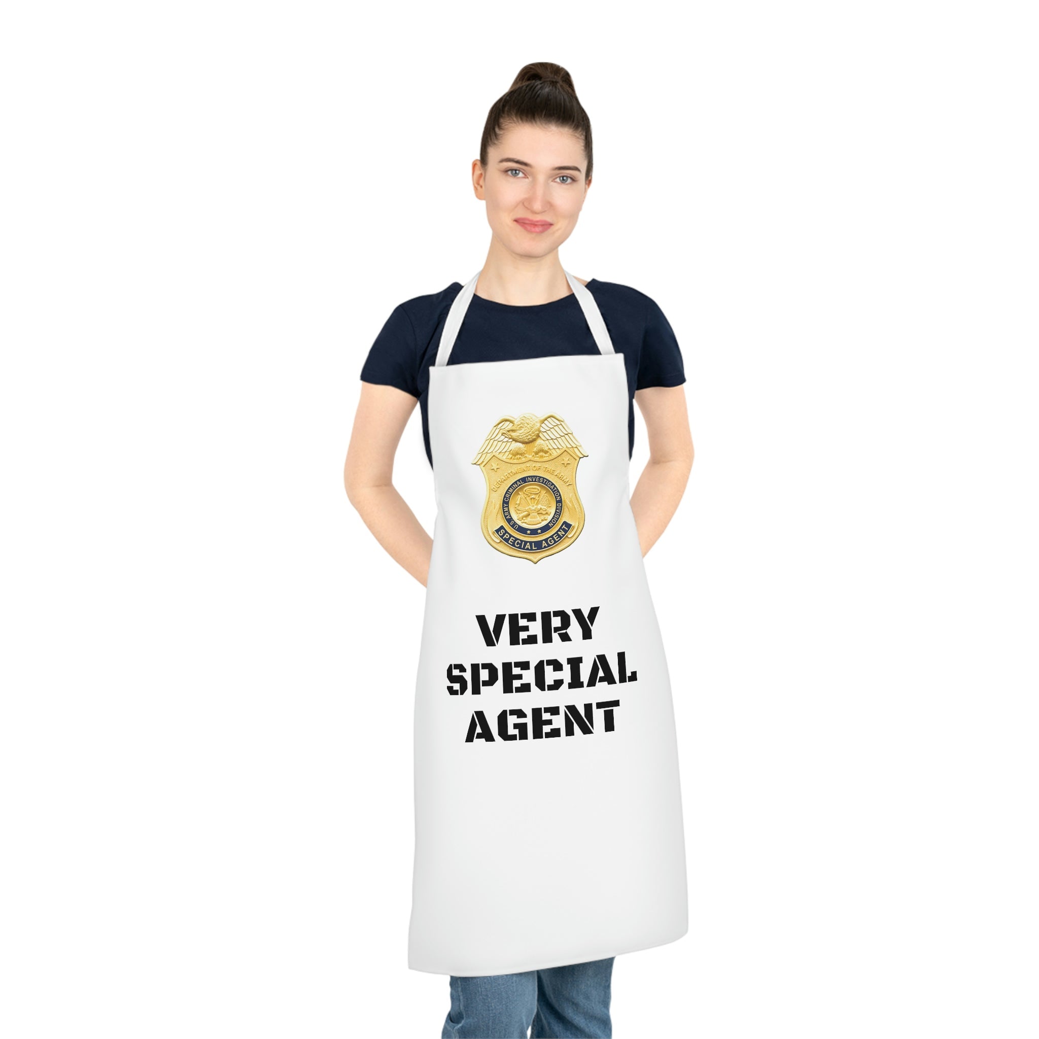 PD Army CID Badge - Very Special Agent Kitchen Apron