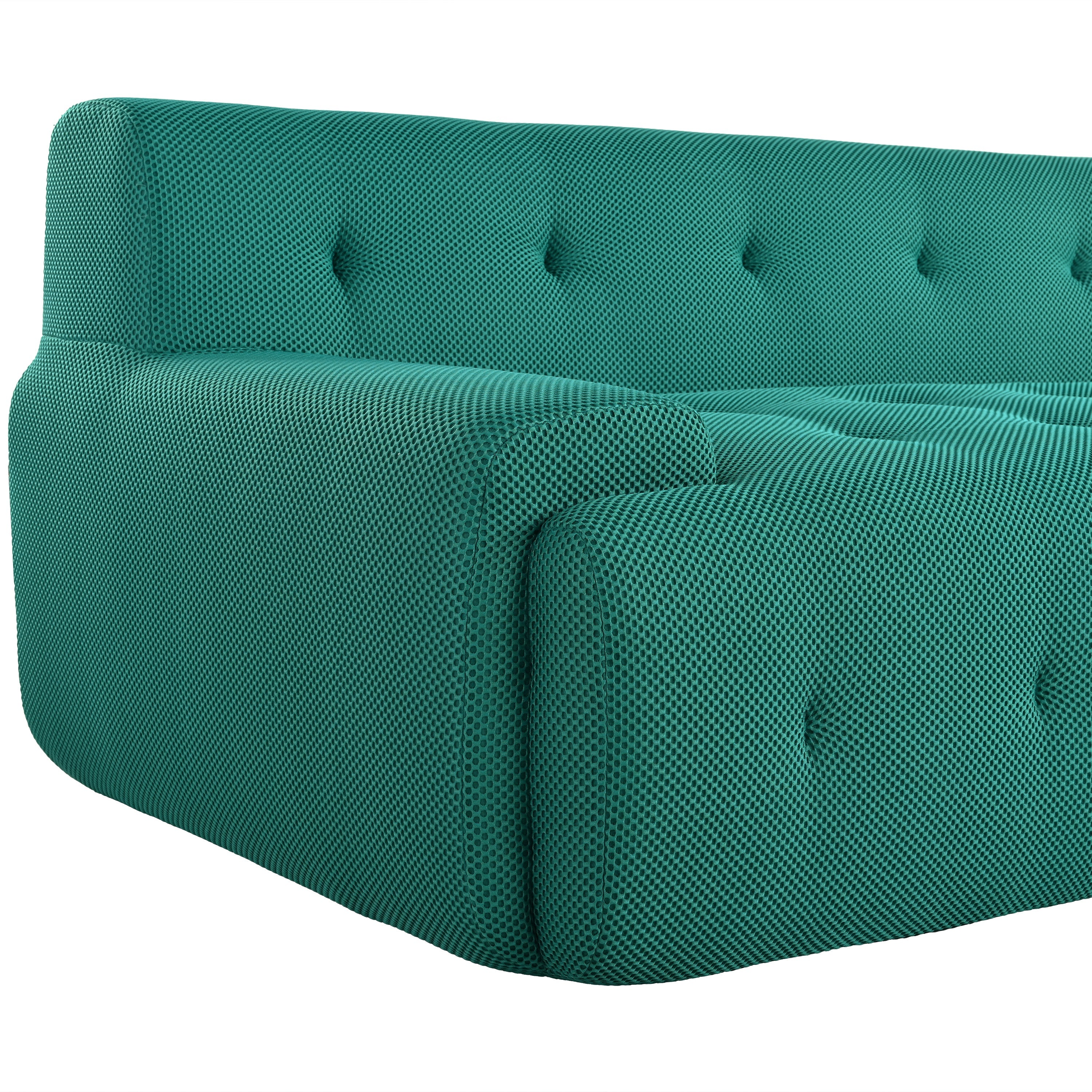 U_Style 86.2'' Modern Minimalist Style Tufted Design Upholstered Sofa, 3-Seat Compression Sofa for Living Room, Bedroom, and Apartment