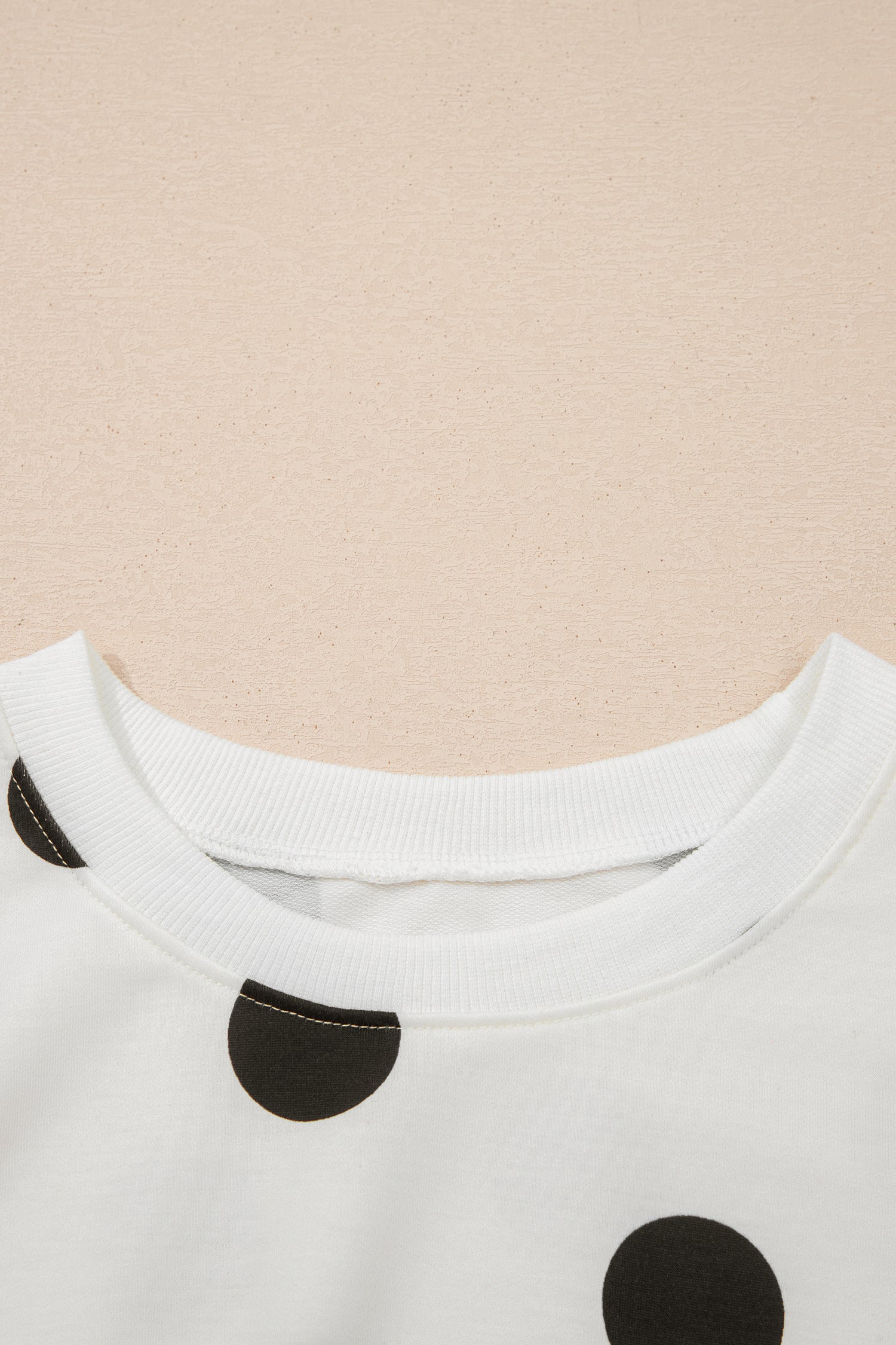Polka Dot Long Sleeve Flared Mini Dress