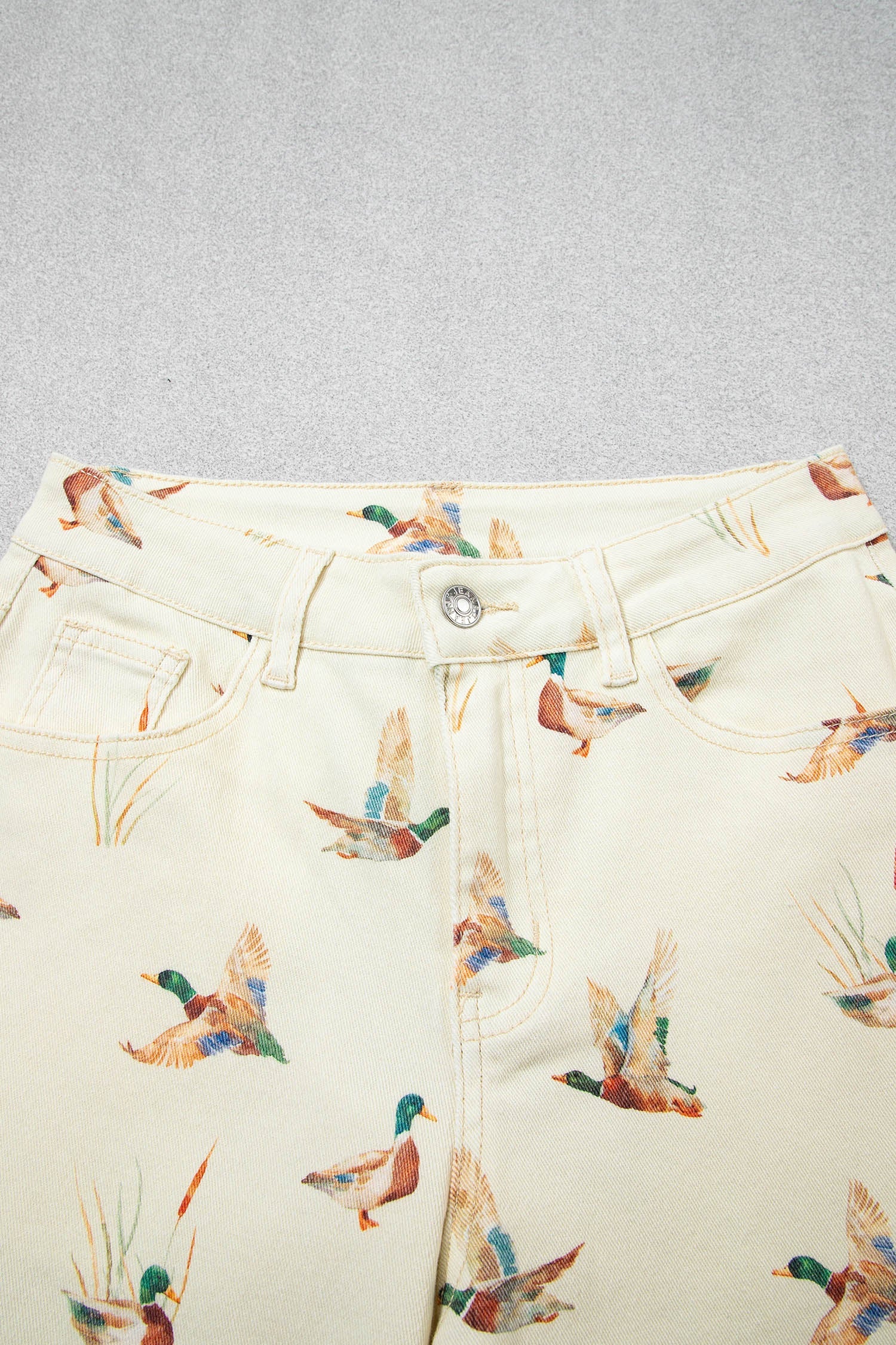 Western Mallard Cuffed Hem Shift Jeans