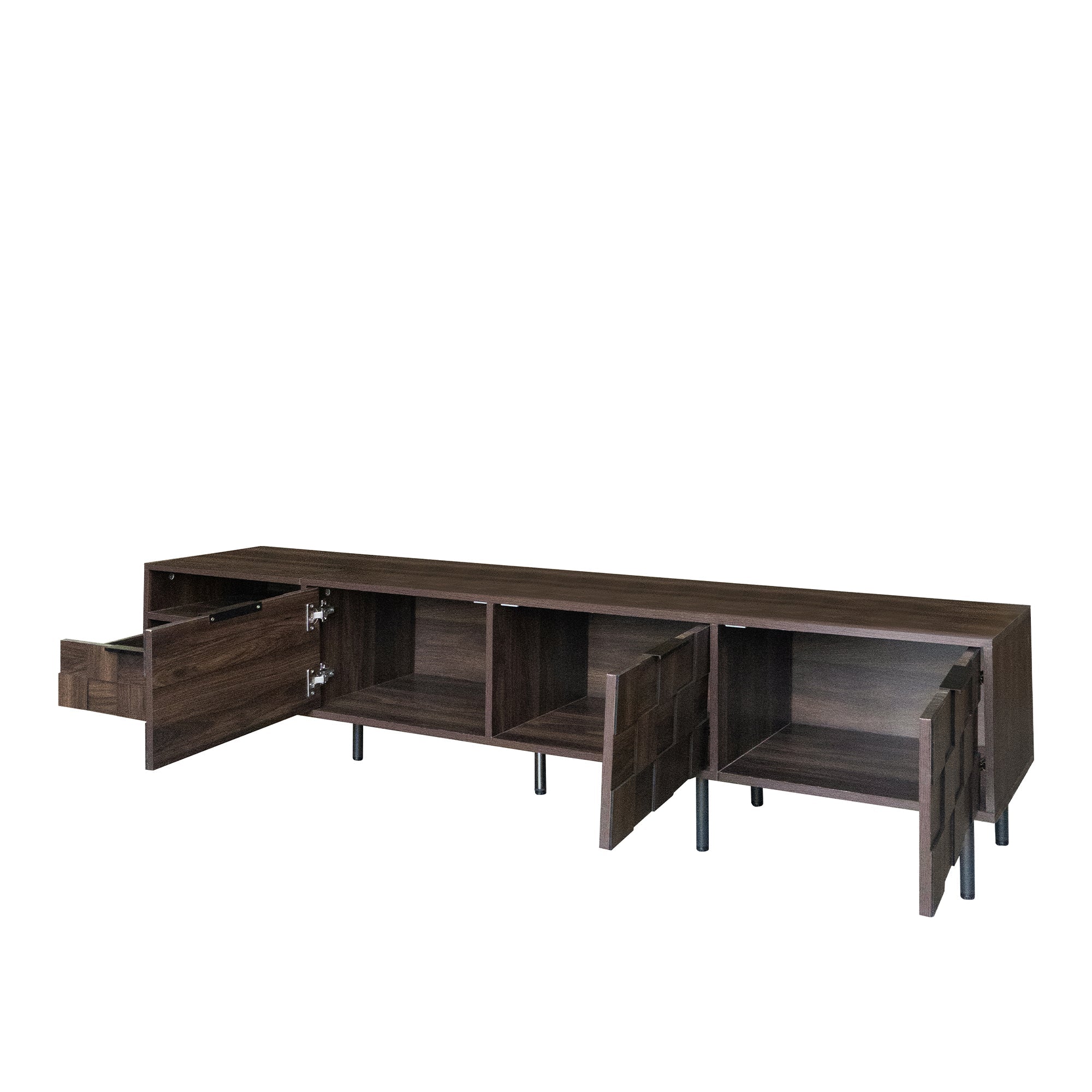 78 ' Mid Century Modern TV Stand for 65+ Inch TVs, TV Console with Storage Cabinets for Living Room, Entertainment Center Storage