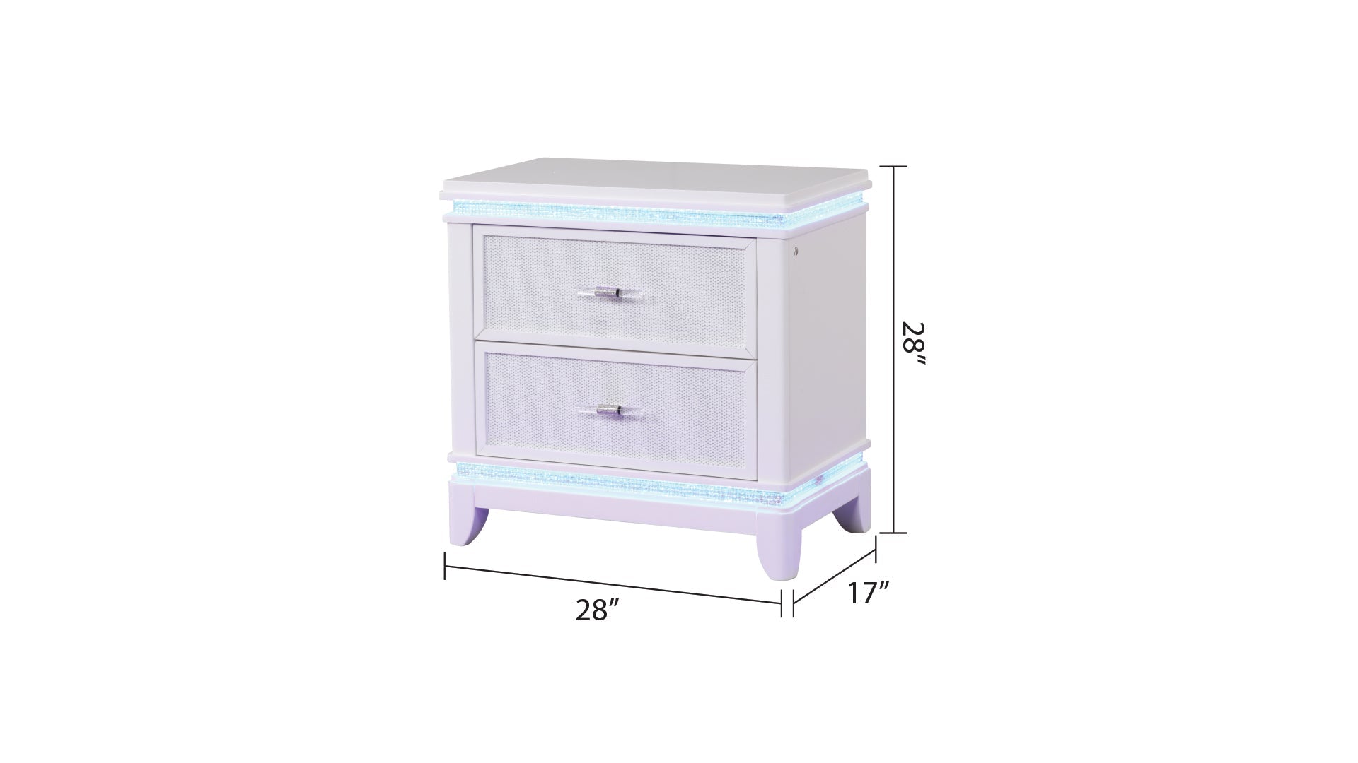 OPIUM King 5 Pc Bedroom set in Milky White(CA INVENTORY)