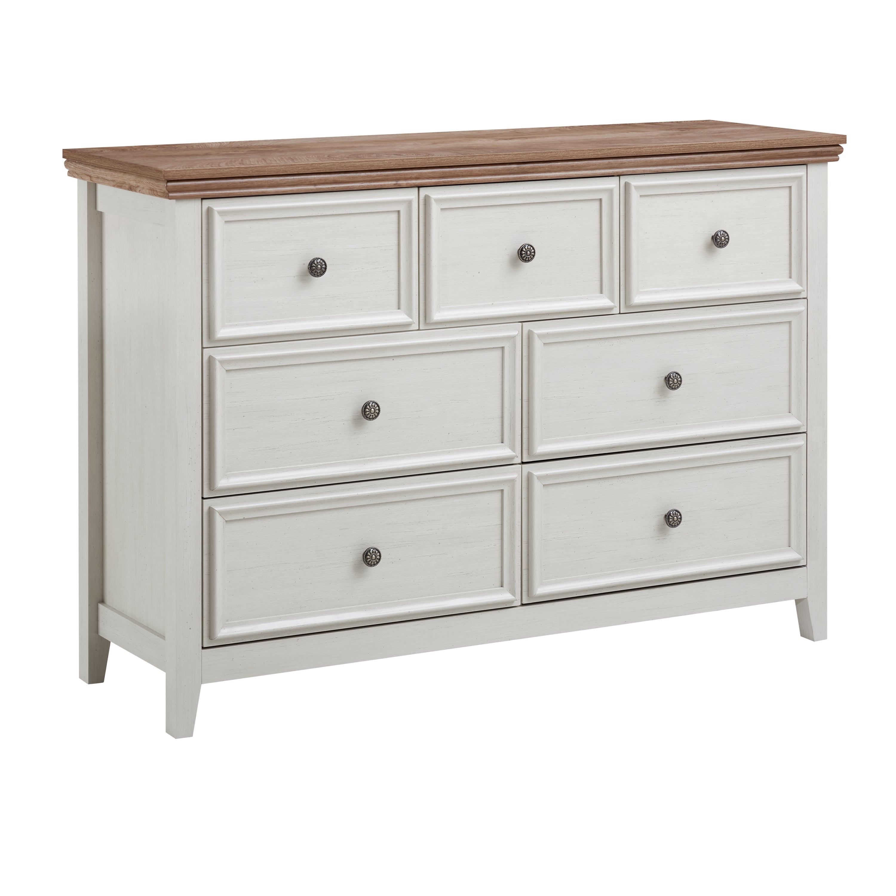 Modern 7 Drawers Dresser 7 Drawers Cabinet,Chest of Drawers Closet Organizers and Storage Clothes Storage Drawers Cabinet for Living Room, Farmhouse Dresser Organizer BEIGE