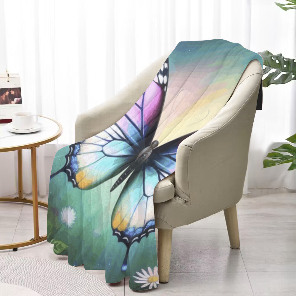 Butterfly Blanket Ultra-Soft Micro Fleece Blanket 40" x  50" | Ships from USA
