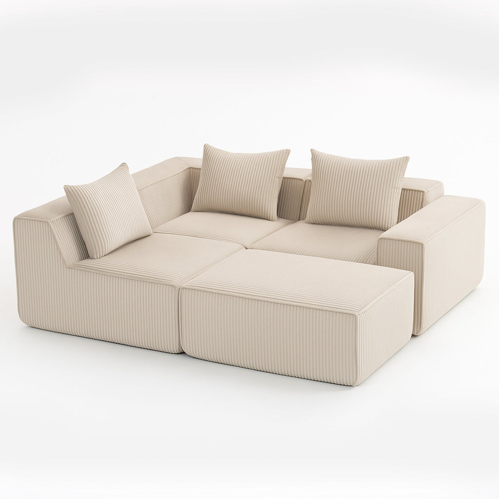 Multi person modular compression sofa that can be freely combined-33005-4