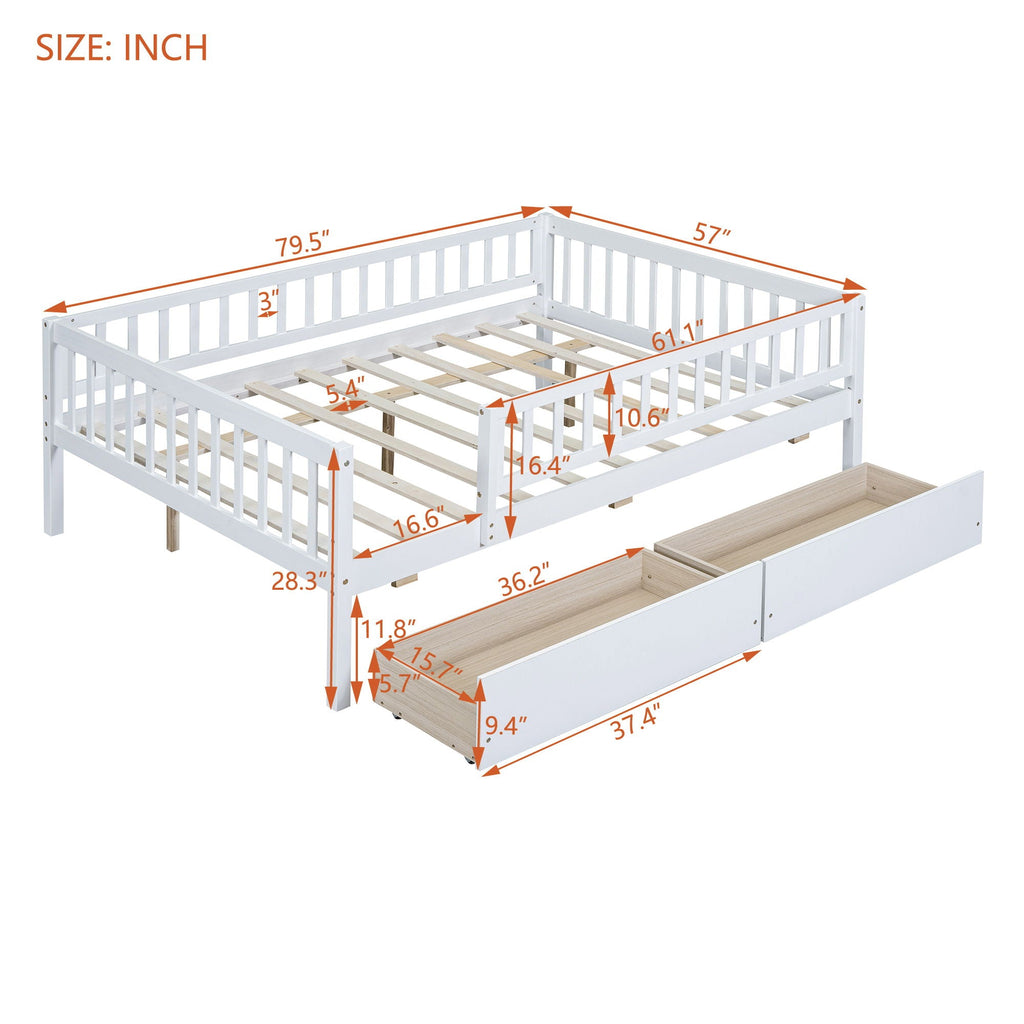 Multi Functional Wooden Daybed Bed