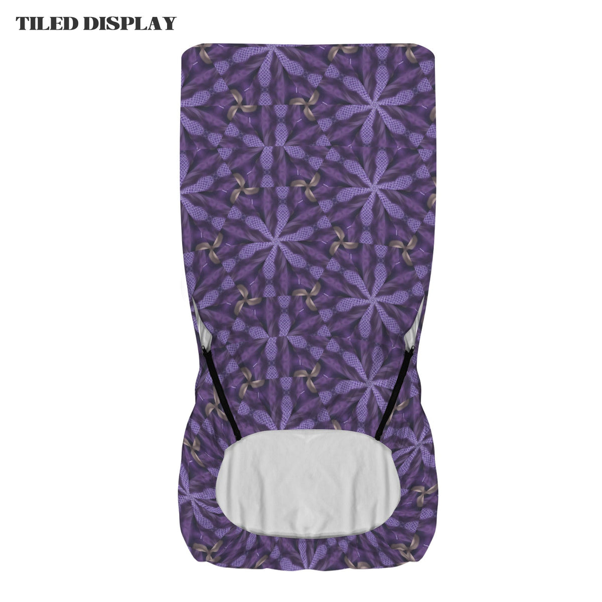 Purple Pinwheels Office Chair Cover (Made in USA)