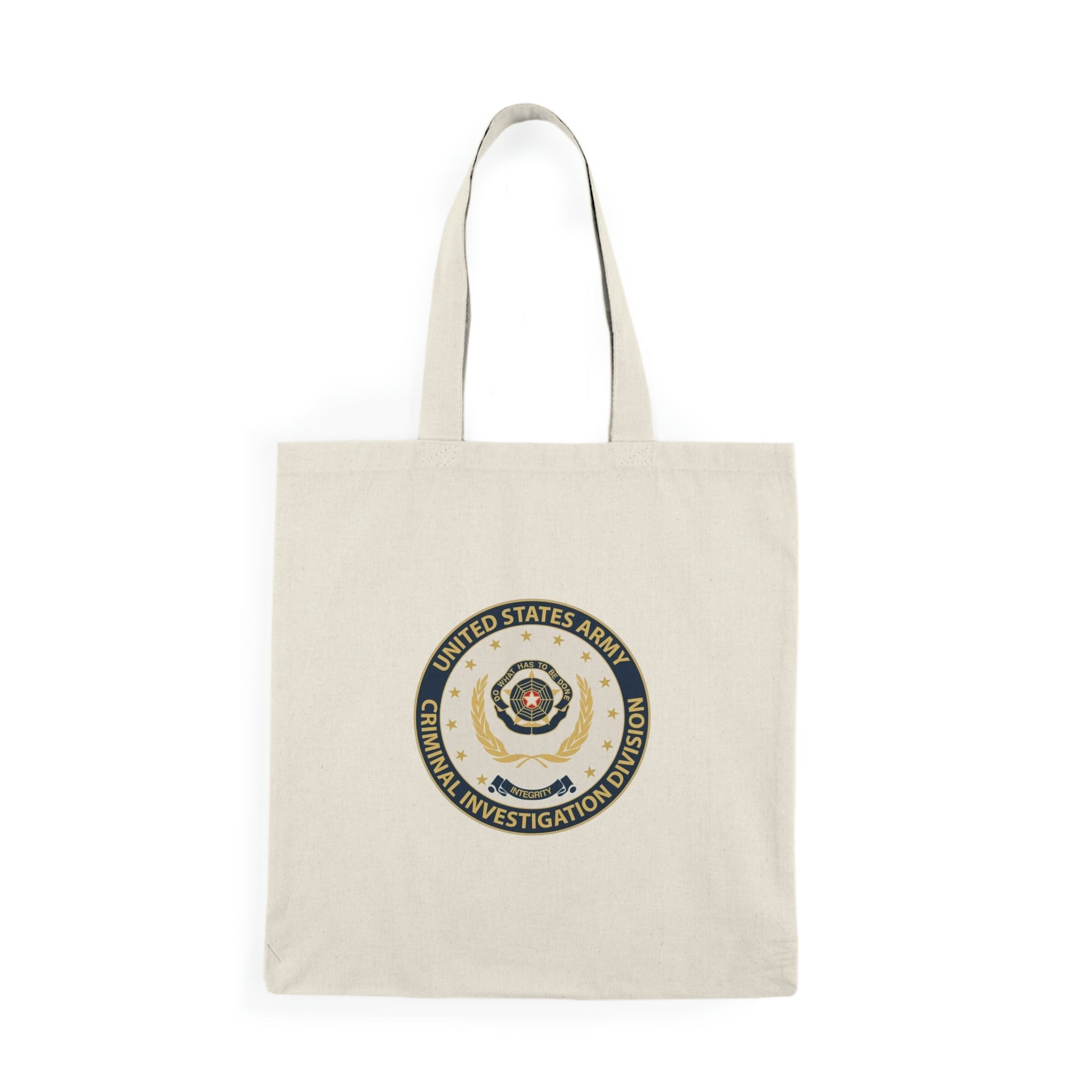 Army CID Badge and Seal Natural Tote Bag