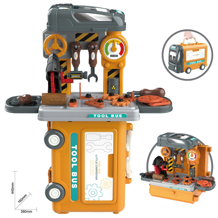 Pretend play Kids Kitchen and Tools Suitcase Toy