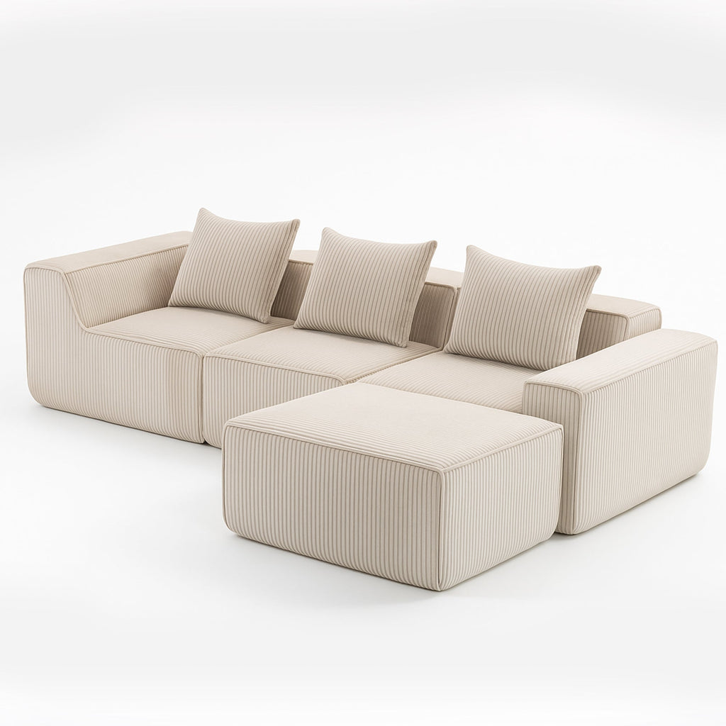 Multi person modular compression sofa that can be freely combined-33005-4