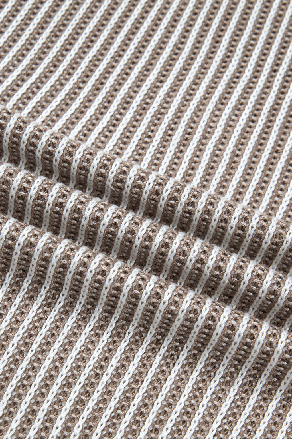 Ribbed Knit Contrast Trim Sweater Tank Top