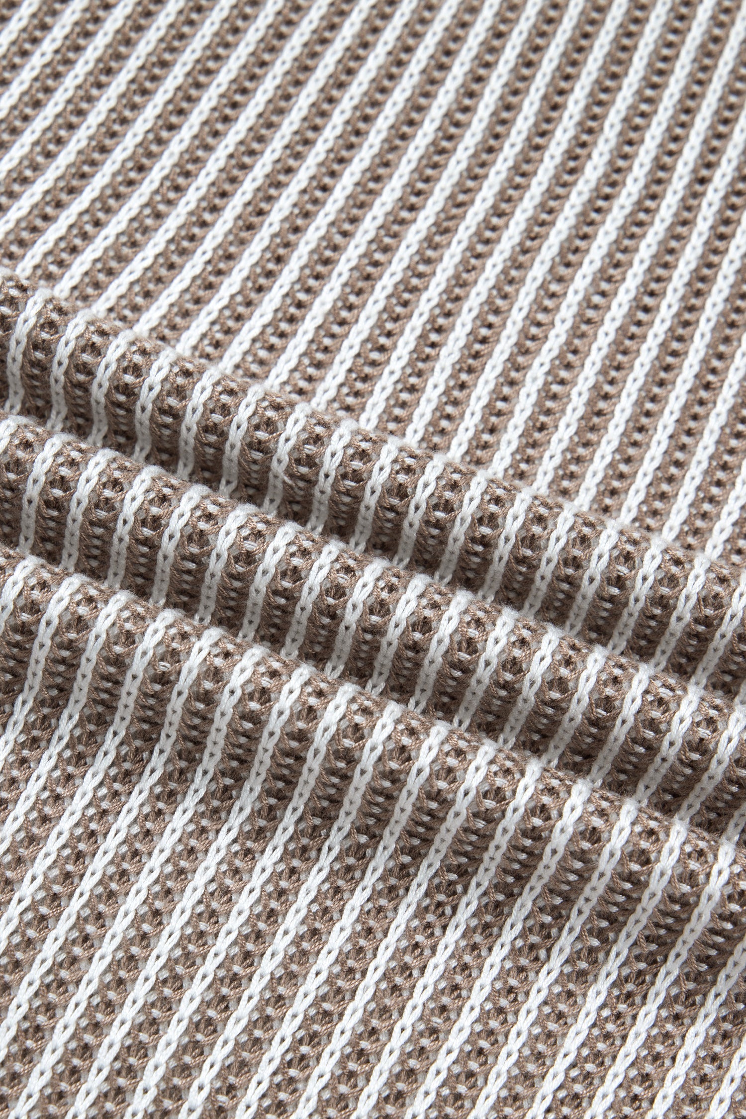 Ribbed Knit Contrast Trim Sweater Tank Top