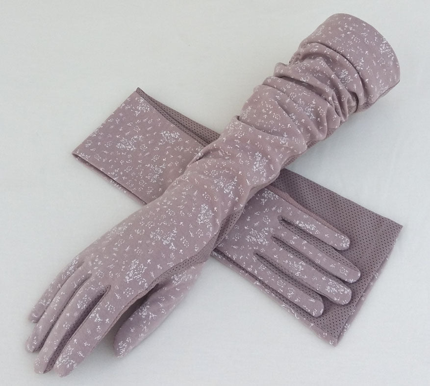 Women's Summer Thin Long Electric Car UV Protection Sun Protection Gloves