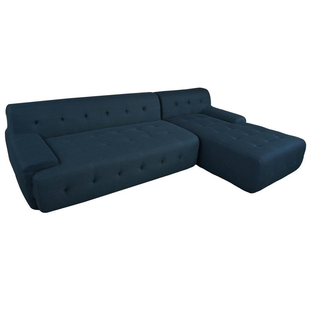 U_Style Modern Large L-Shaped Modular Sofa, Minimalist Style, 2-Piece Set with Free Combinations, Suitable for Living Rooms, Apartments, and Lounges
