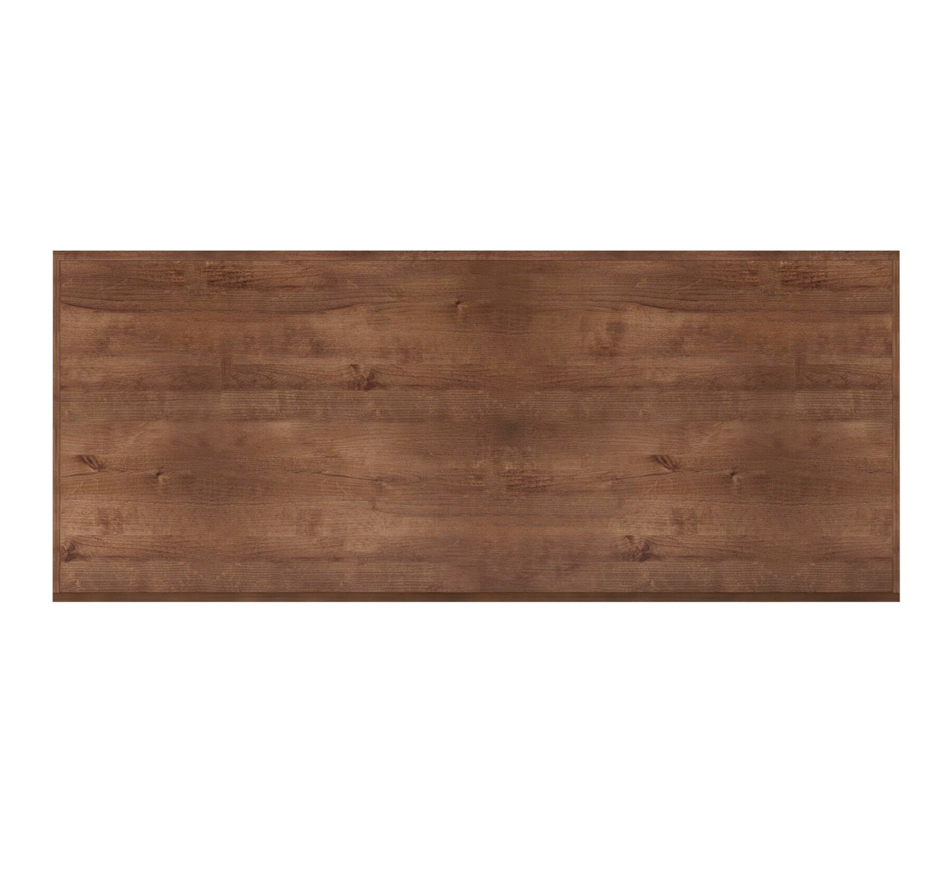 60 inch Workstation Desk, No Assembly Required, Whiskey Finish