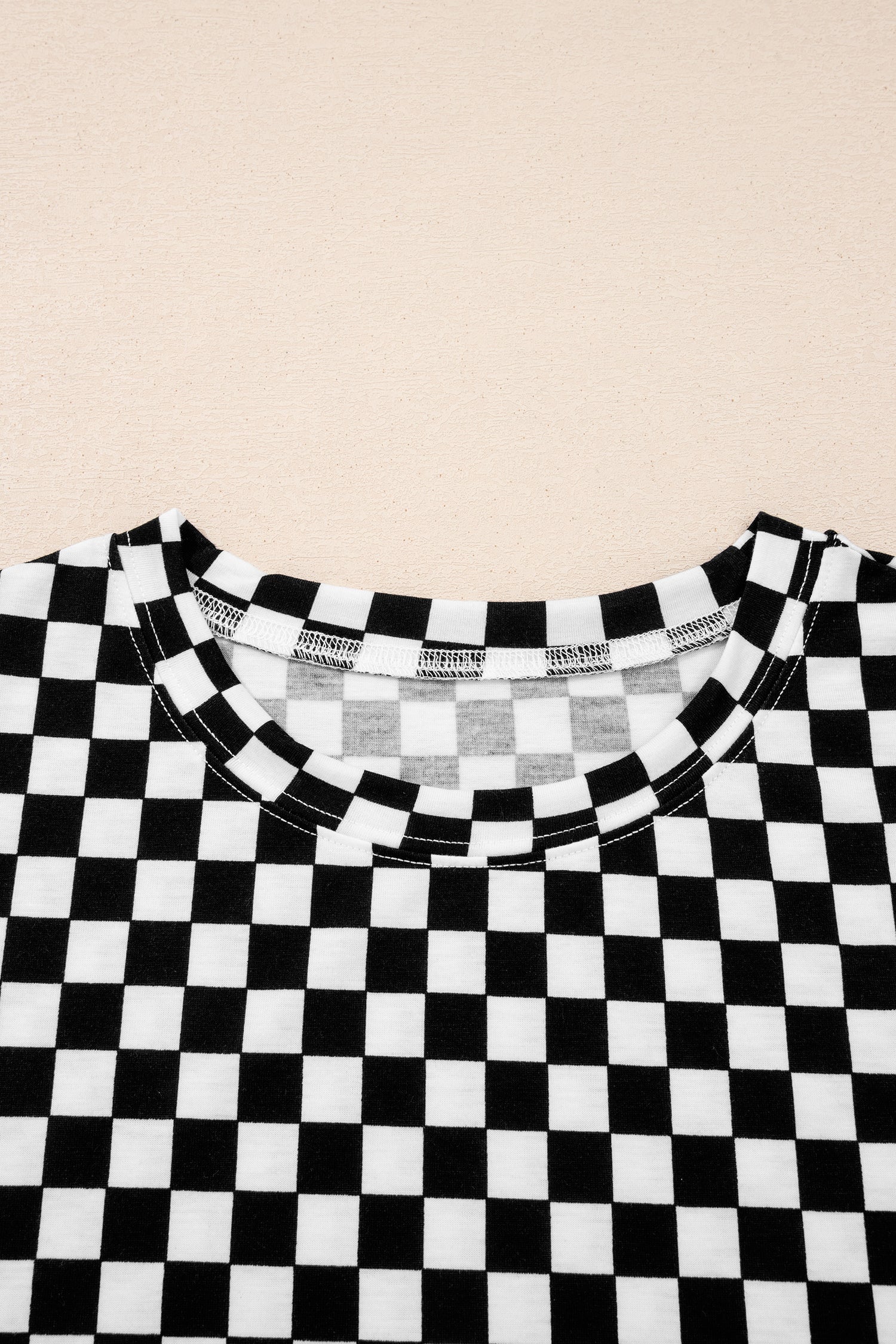 Checker Short Sleeve Tee & Pants Set