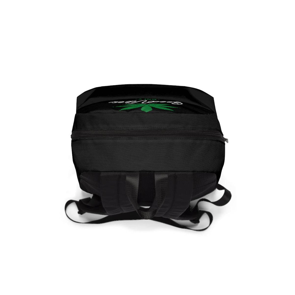 Good Vibes Only Black Marijuana Backpack