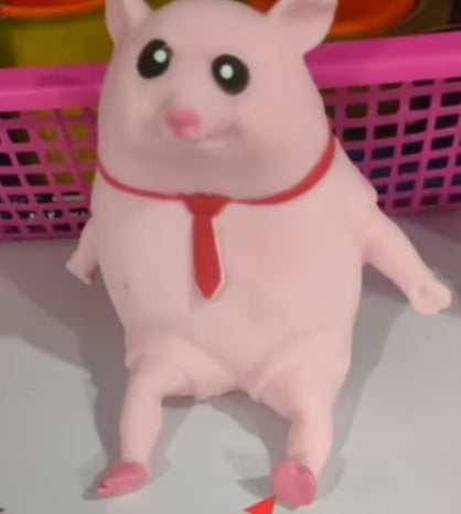Cute Piggy Squeeze Toy – Stress Relief Doll for Kids and Adults
