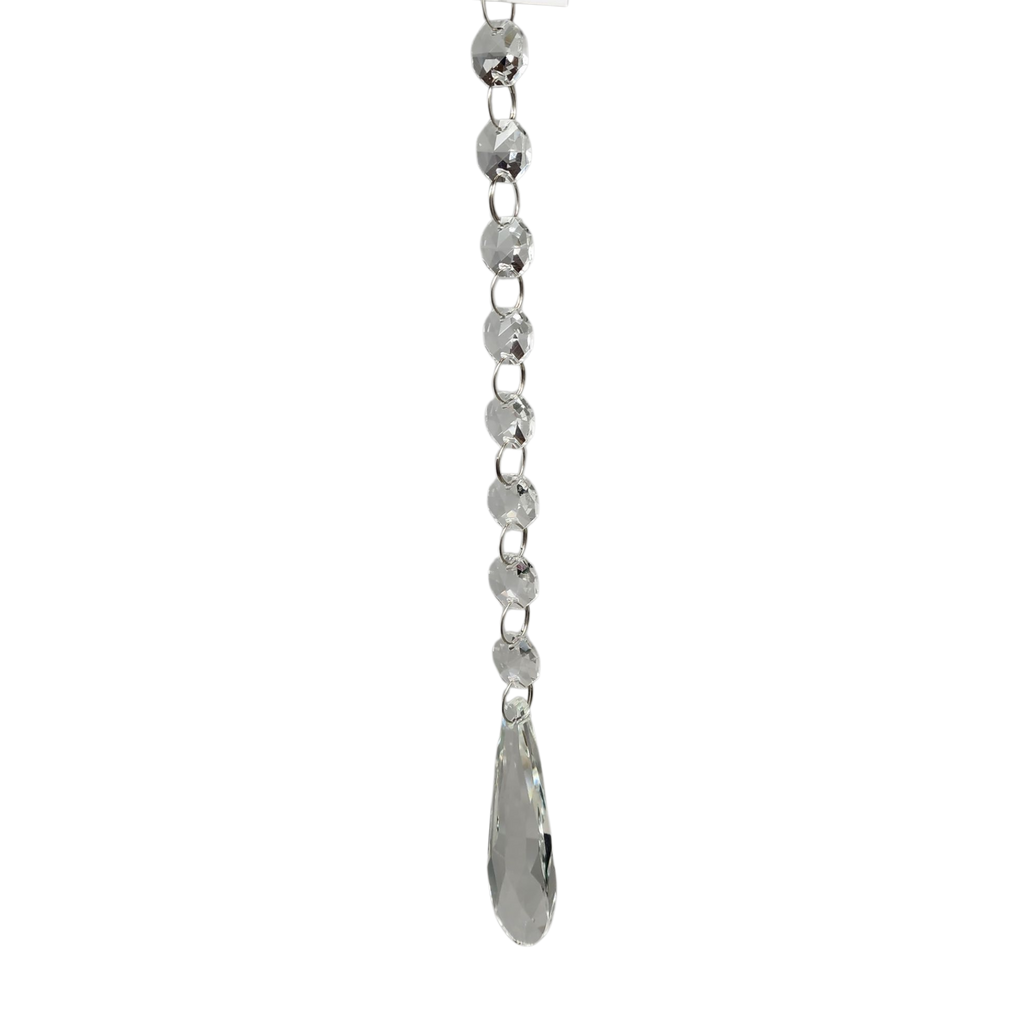 Glass Look Acrylic Jewel Ornament -