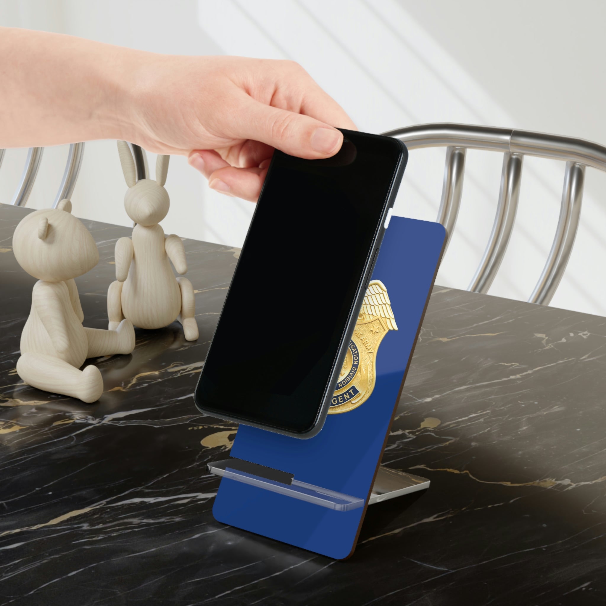 Copy of Army CID Badge - Mobile Display Stand for Smartphones