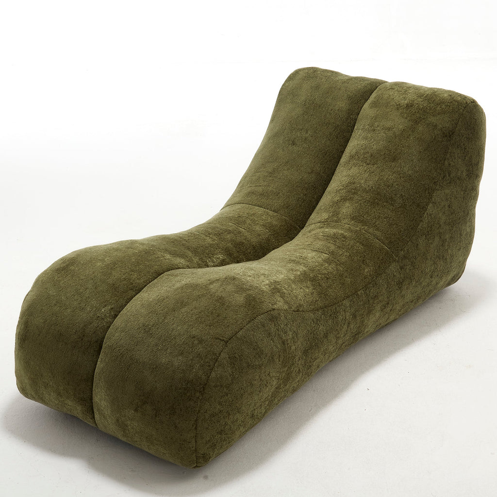 Creative Bean Bag Sofa Chair for Adults with High-Quality Sponge Filling and Polyester Fiber,59x30x23.6 inches