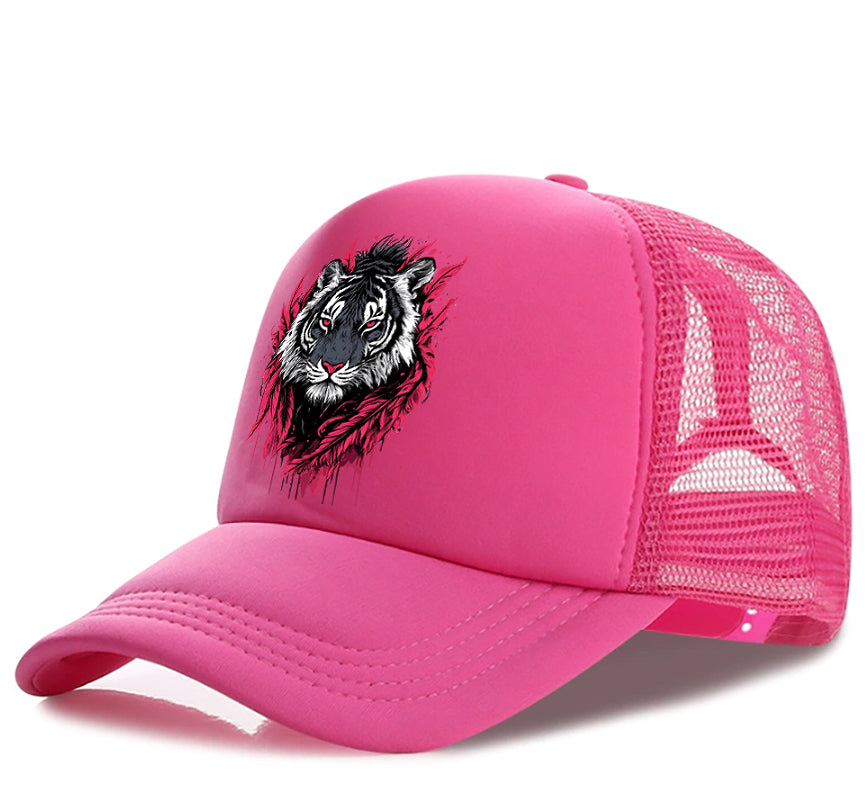 Tiger Design Colorful Trucker's Cap