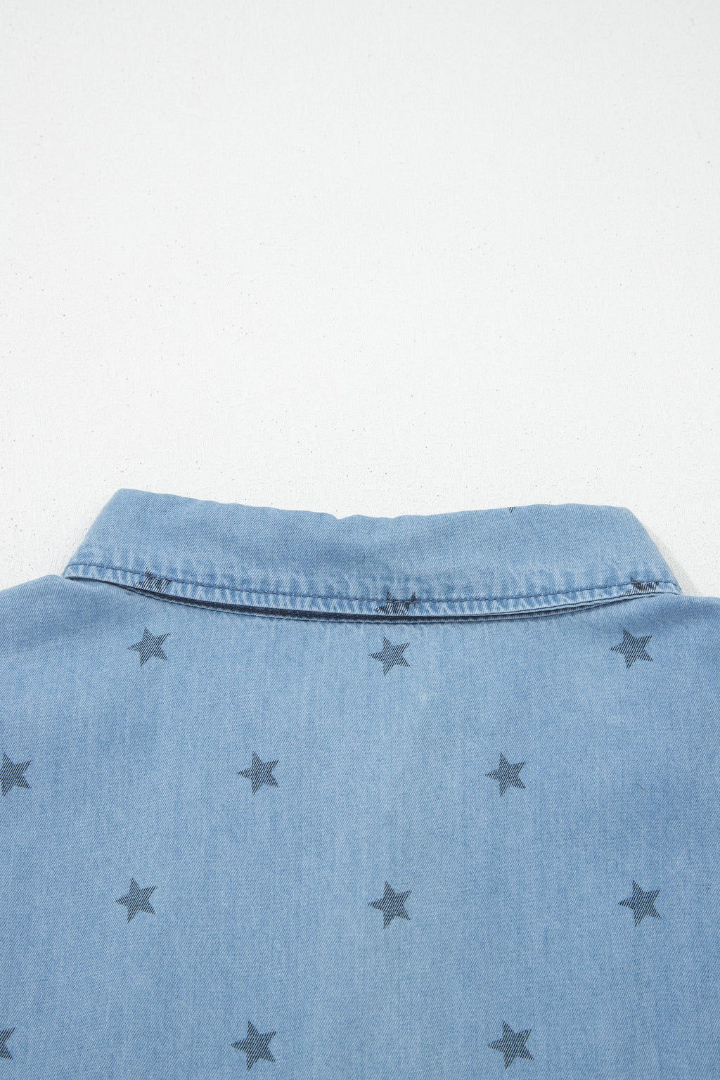 Star Denim Double Chest Pocket Short Sleeve Shirt