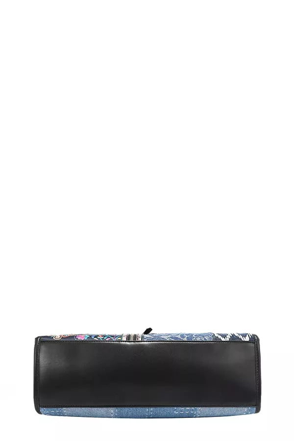 Nicole Lee USA Bosque De Amor Denim Tote Bag Carryall