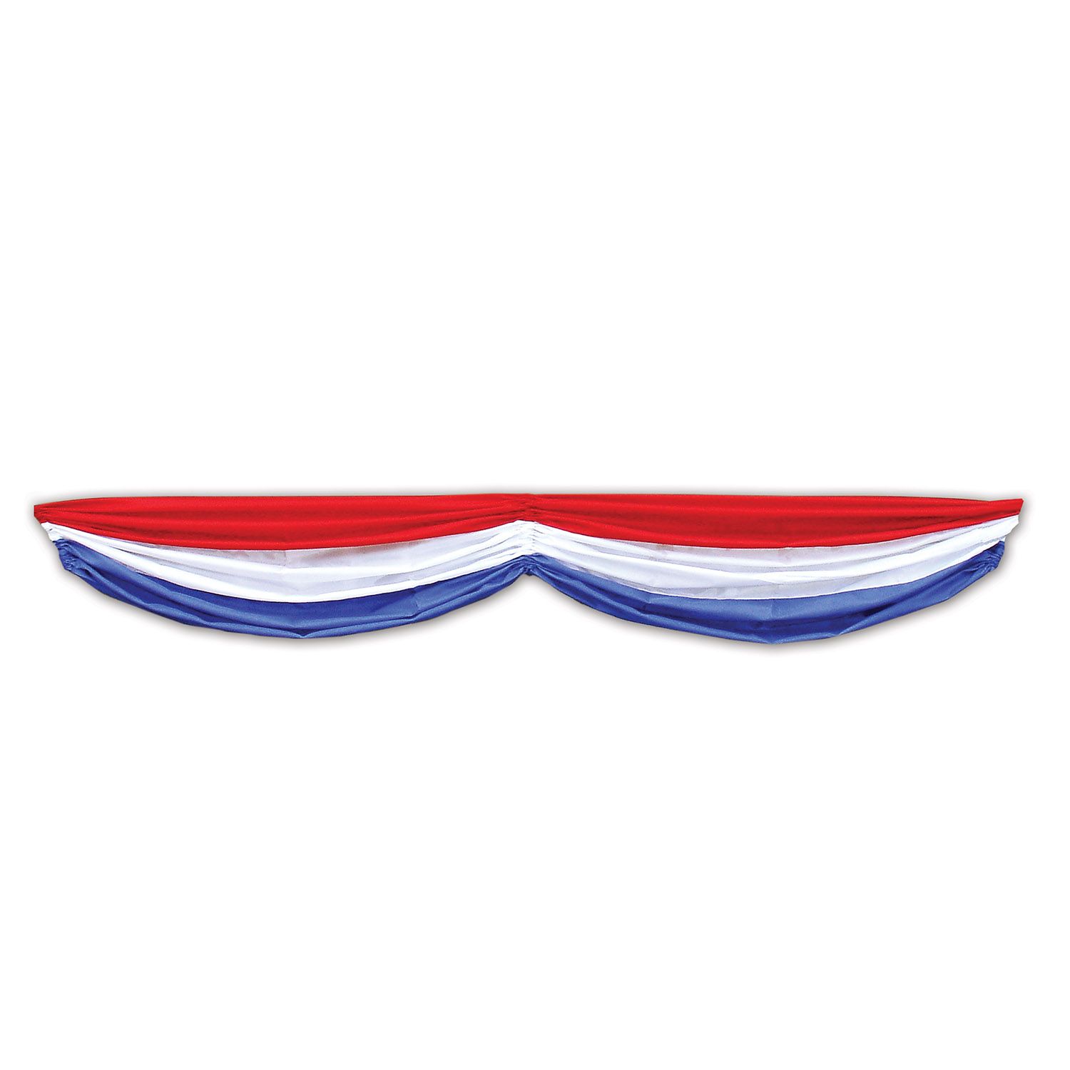 Patriotic Fabric Bunting - Over 5 Feet Long